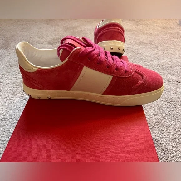 Valentino Pink/White Women’s Sneakers - Picture 11 of 16